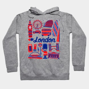 London Cityscape Landmark Hoodie